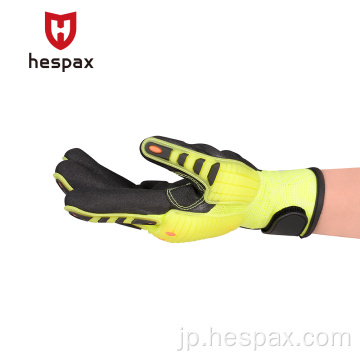 ヘスパックス卸売アンチカット5衝撃耐性手袋